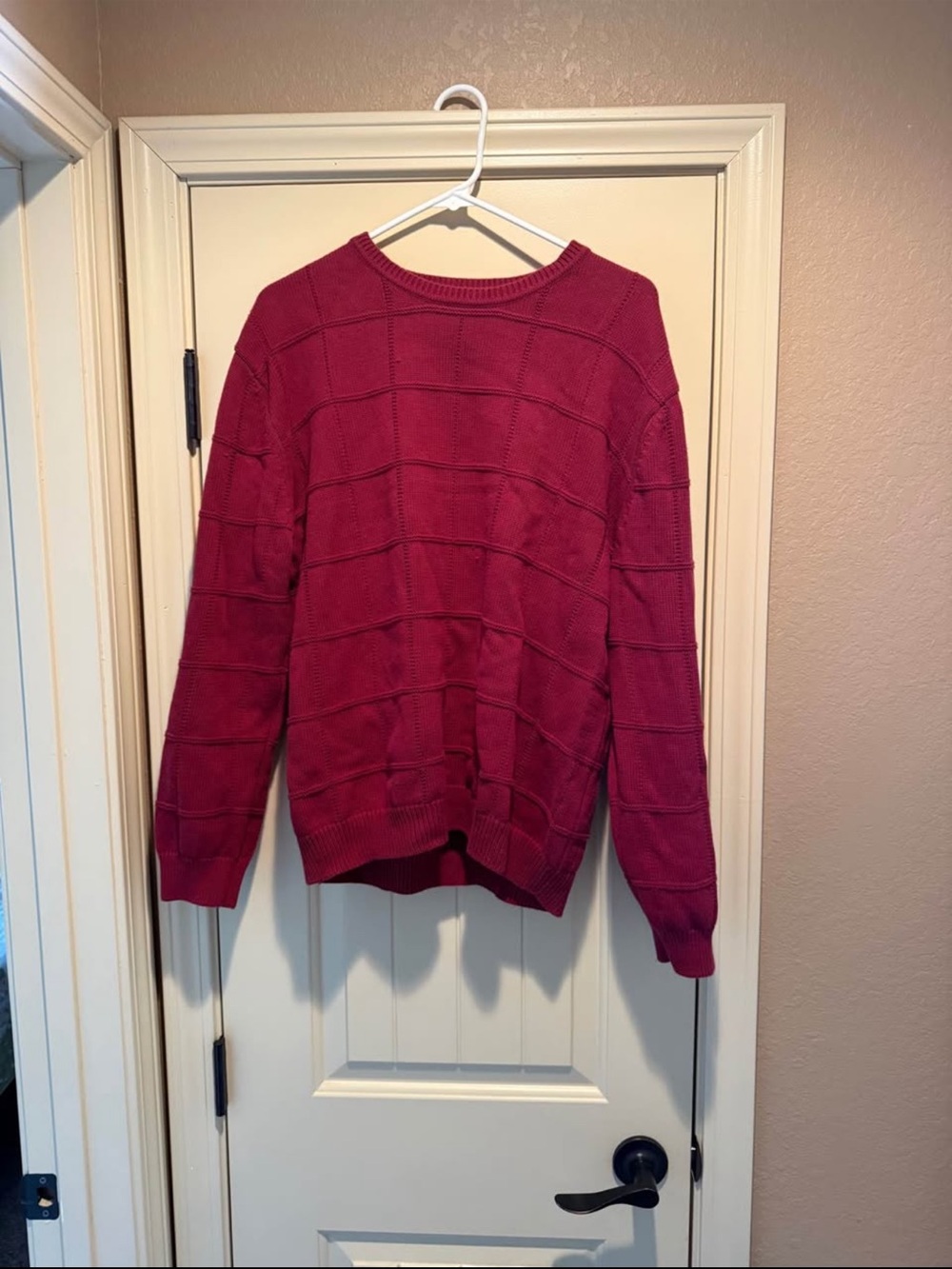 Preswick & Moore Deep Berry Knit Crew